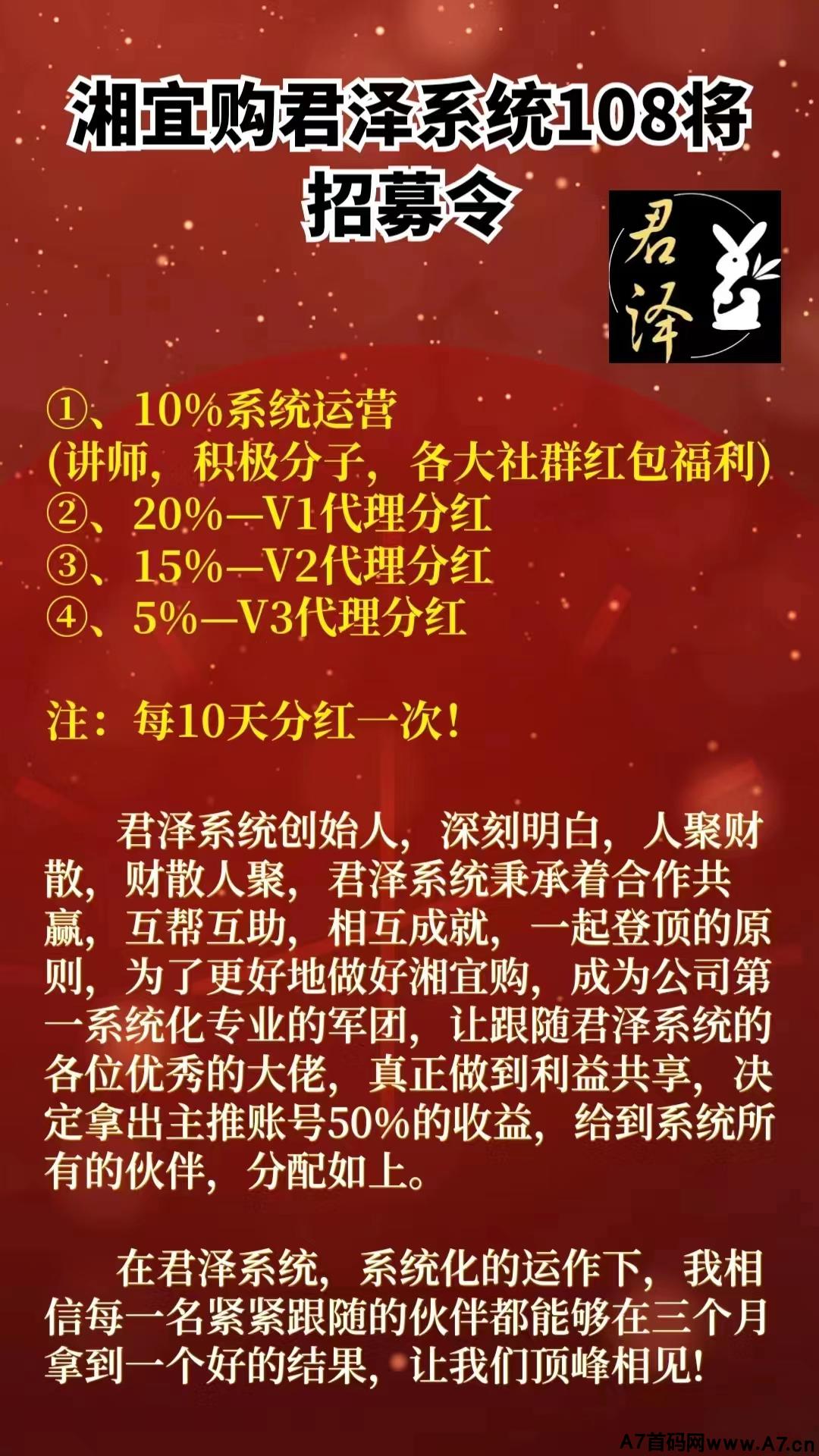 【湘宜购】官方招聘市场运营总监,招募三个市场领导人,(欢迎实力团队长前来公司考察对接)