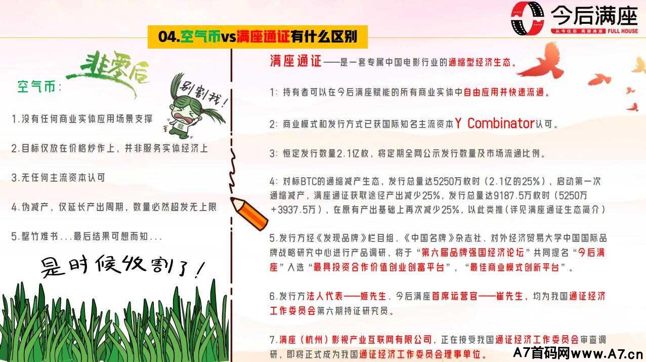 空气币和今后满座通证有什么区别