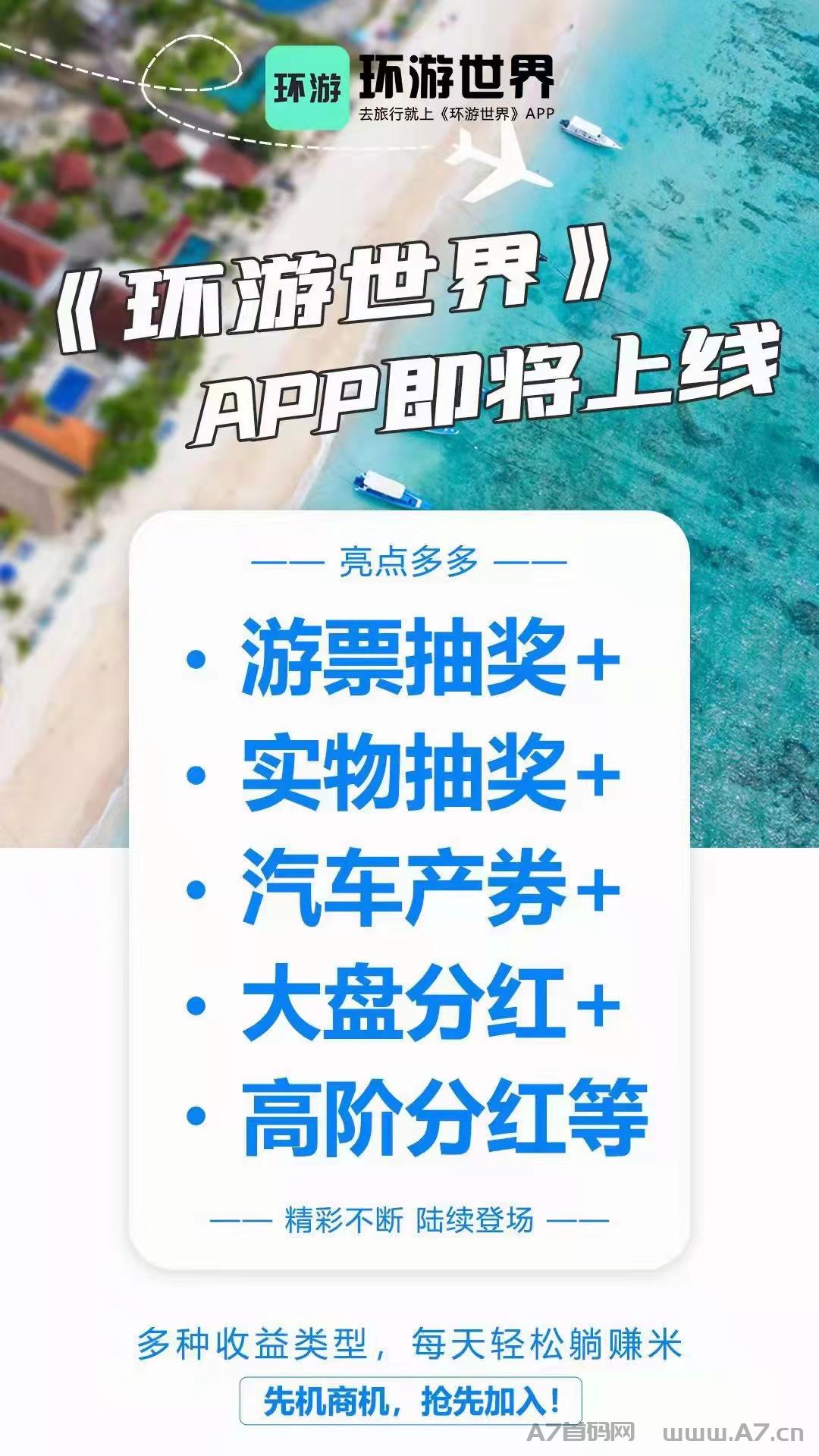 【环游世界】首码招募中，大小散户看过来！