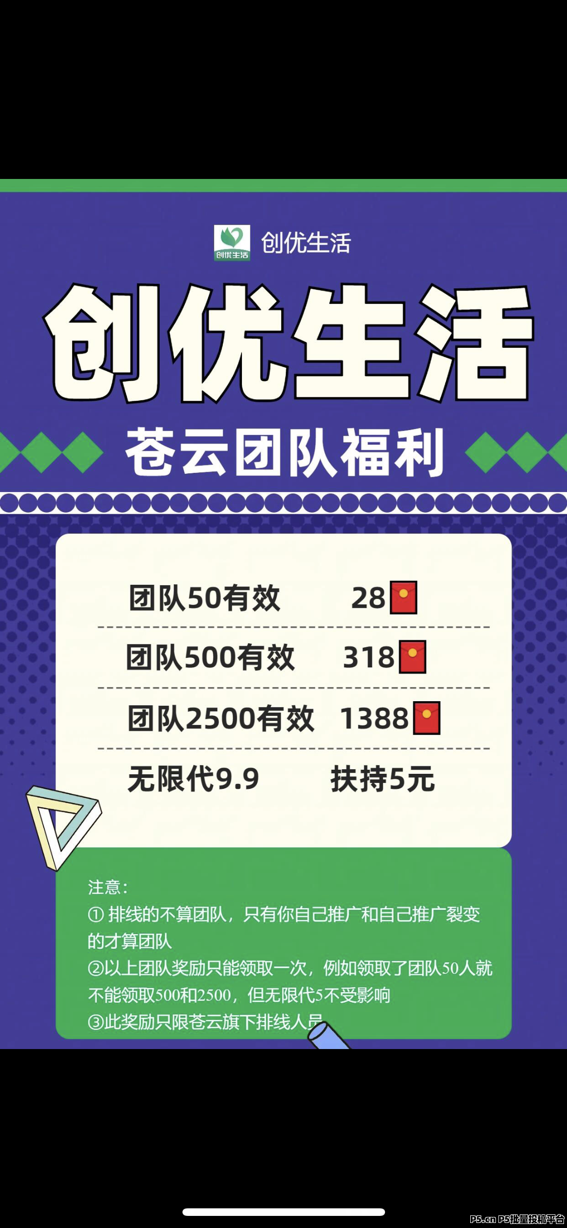 创优生活，卷轴模式