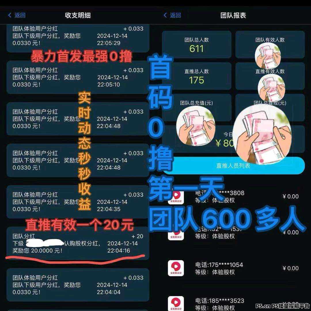 全民来瓜分首码已出,来团队长零撸吃肉