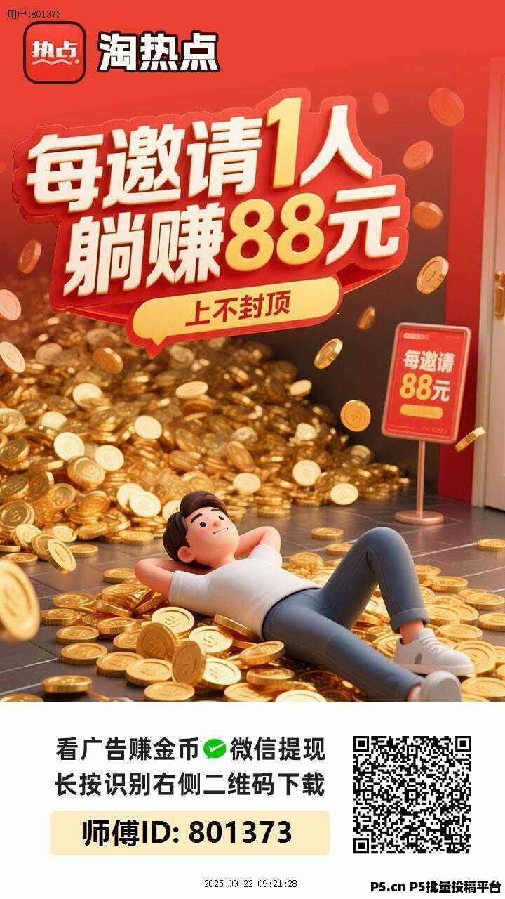 淘热点首码刚出，零撸天花板