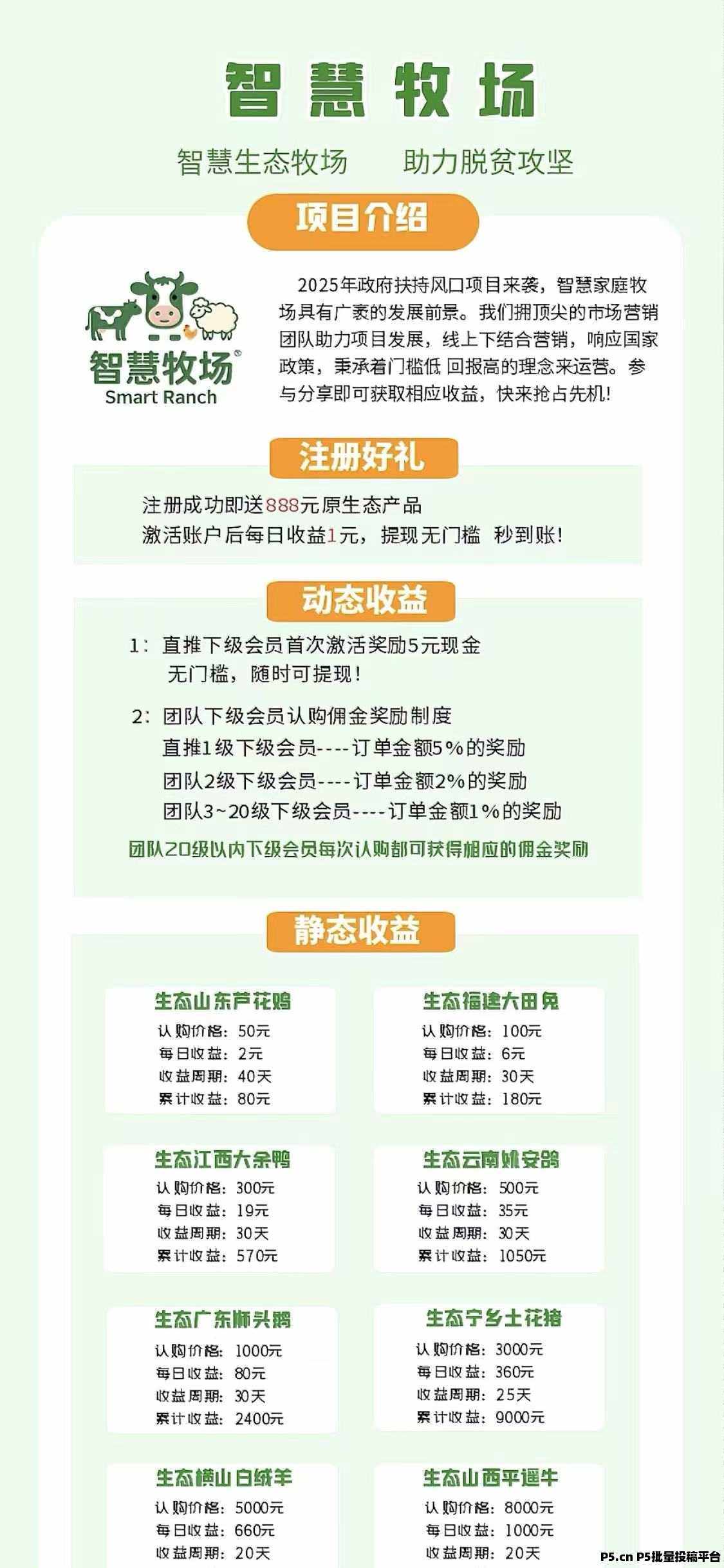 智慧牧场零撸平台:注册即送福利,轻松实现高收益与秒提现