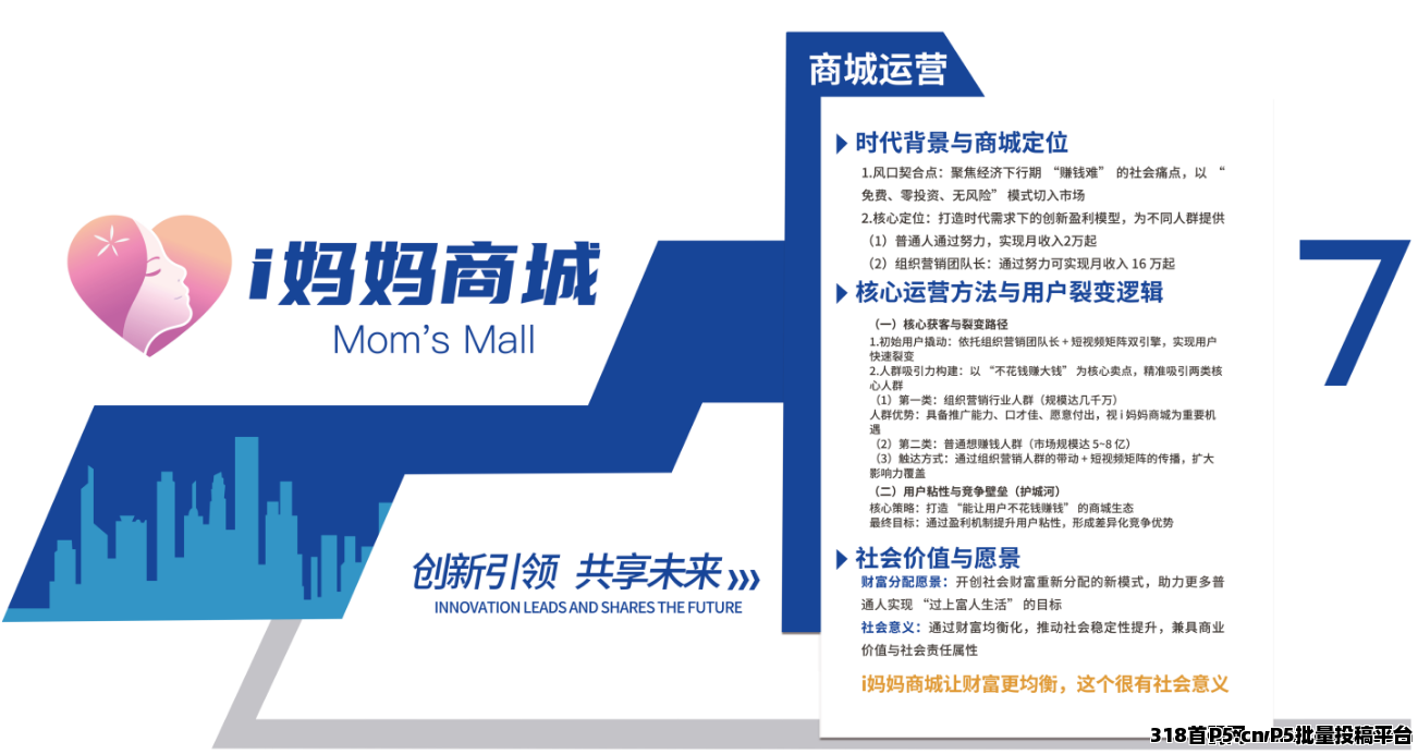 爱妈妈商城 ,纯零撸自动滑落团队,全网公排占位