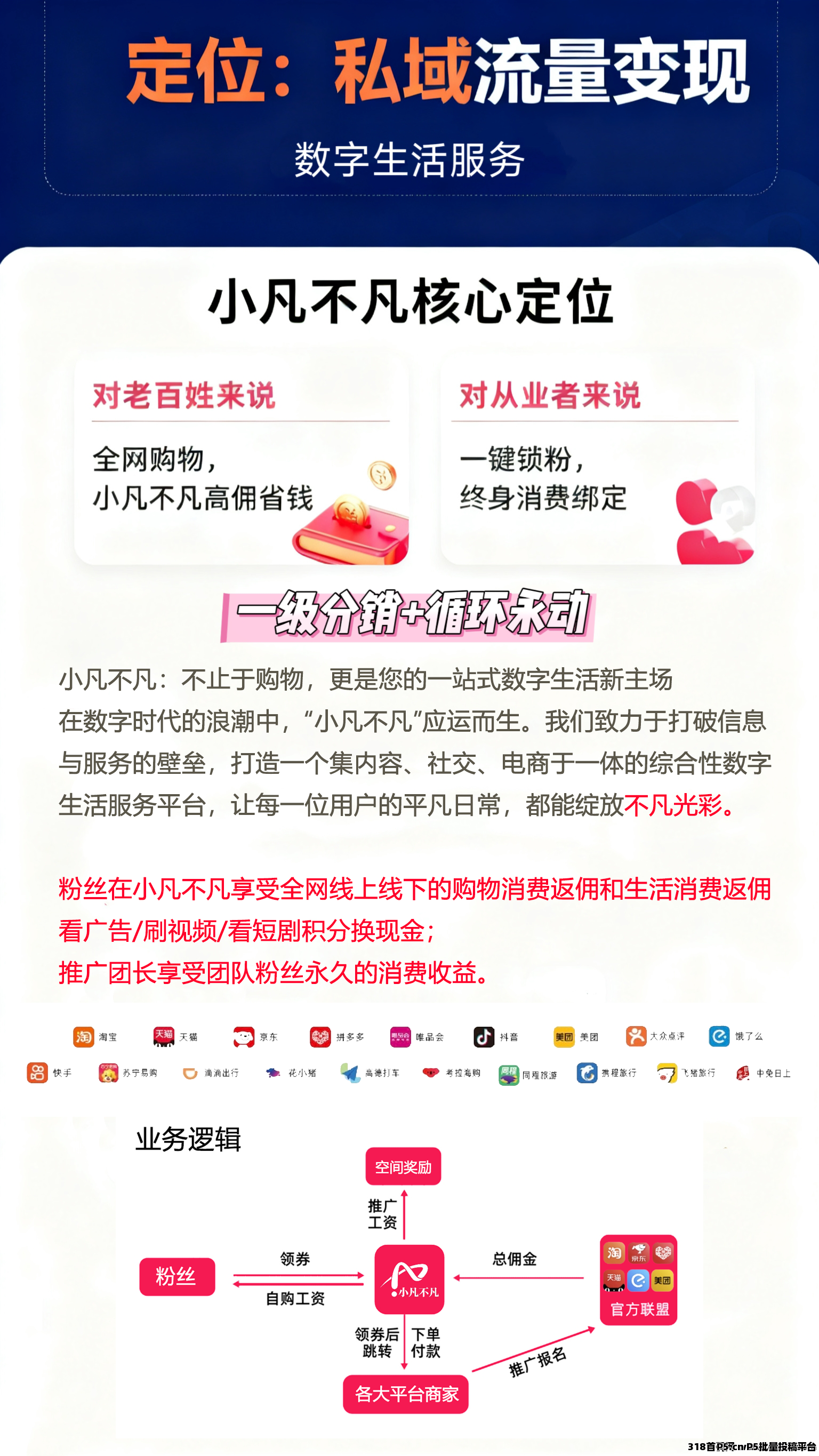 小凡不凡，新平台预热，预热期赠送会员先到先得，送完即止