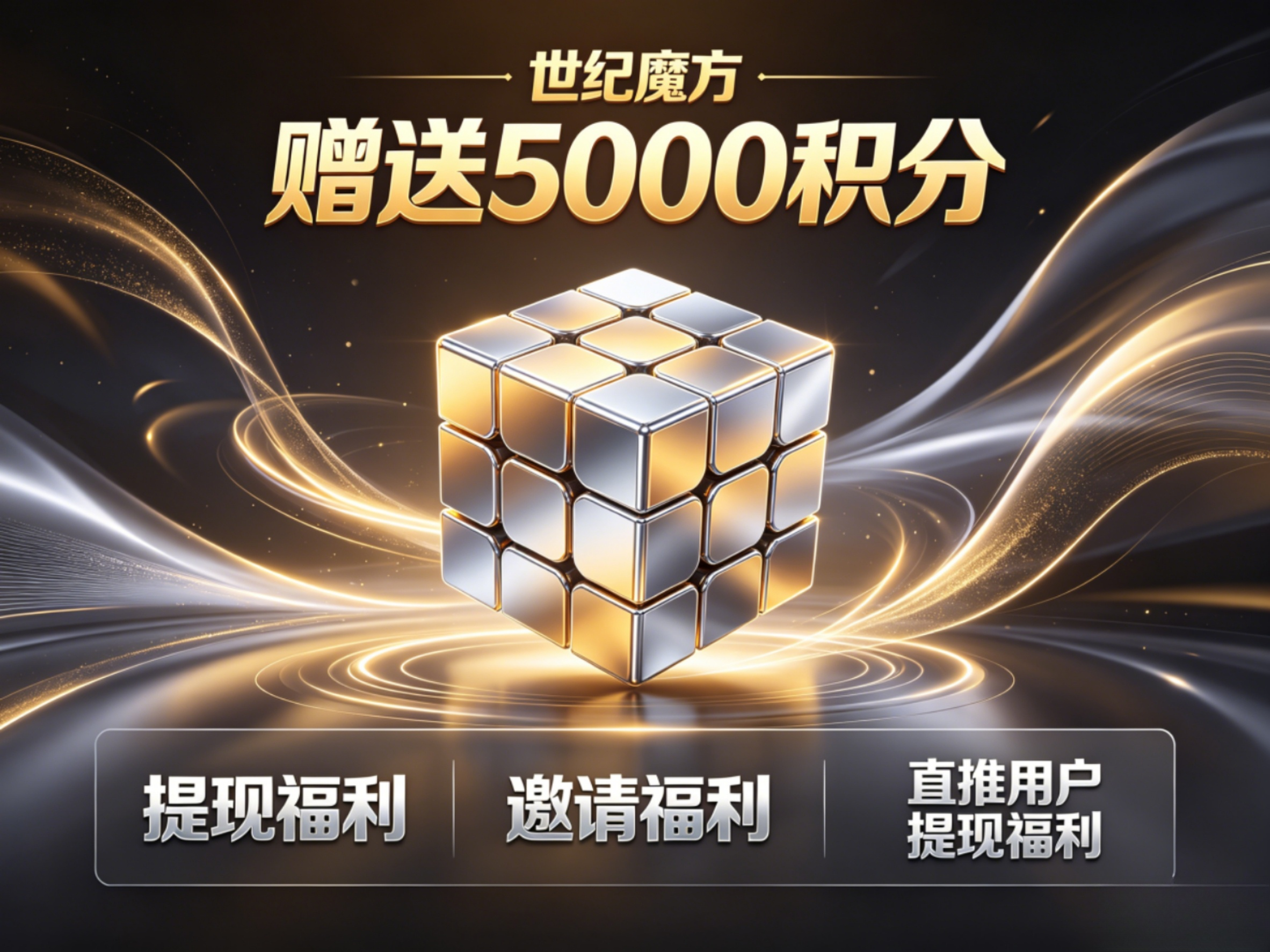 世纪魔方新平台叠包撸广-三重福利补贴，多重裂变收益互吃，自动升级开高团