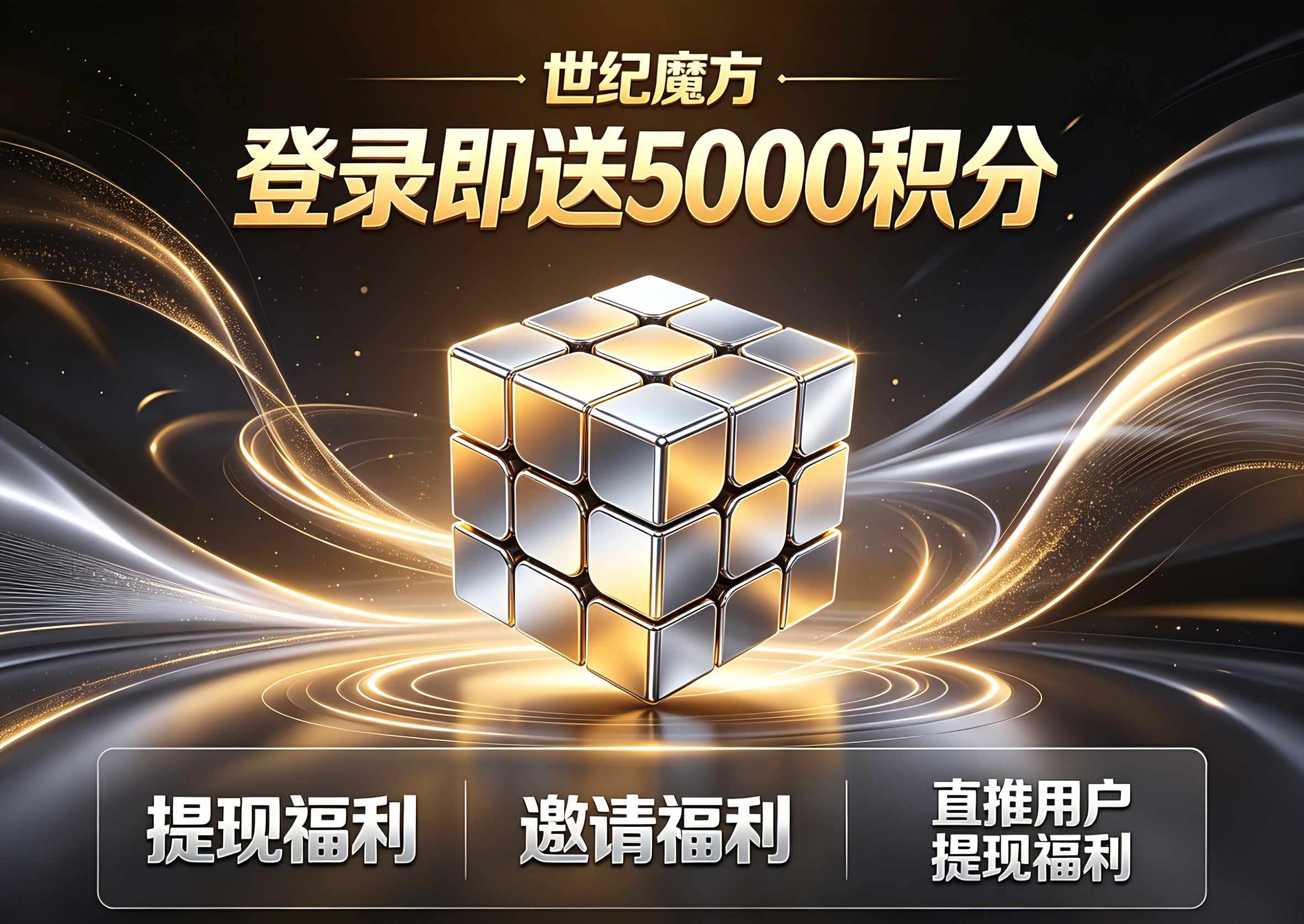 世纪魔方新平台叠包撸广-三重福利补贴，多重裂变收益互吃，自动升级开高团