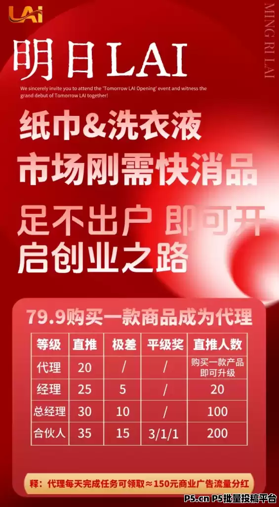 开业合成风邀请函