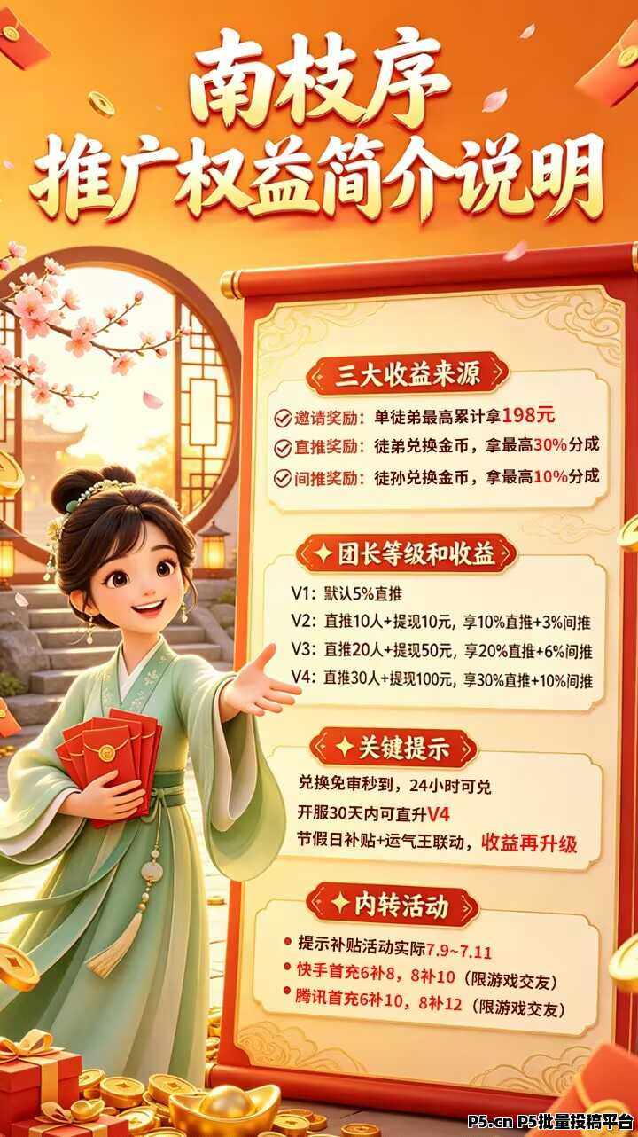 南枝序，超好打，高补贴