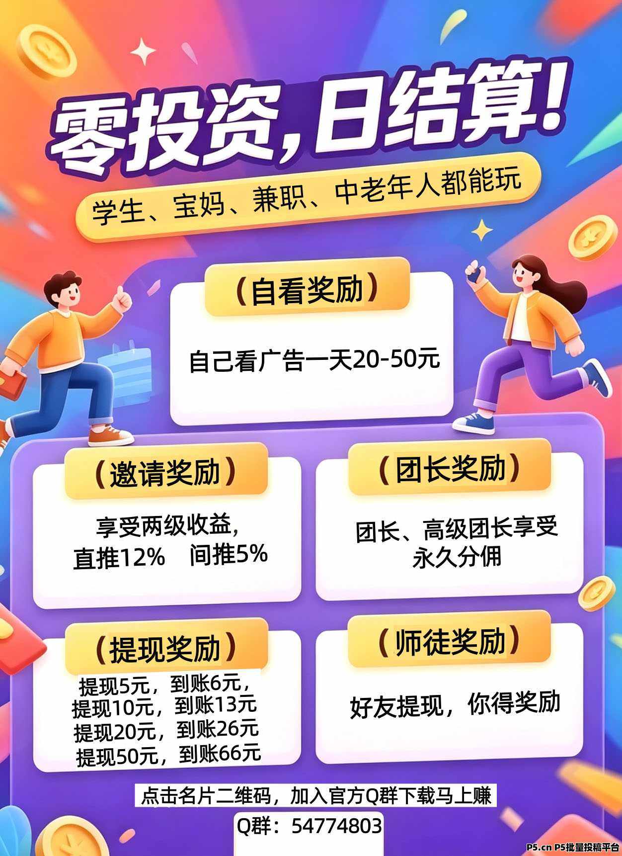 【赚金宝】首码，超大放水中，保底收益高，团长招募中