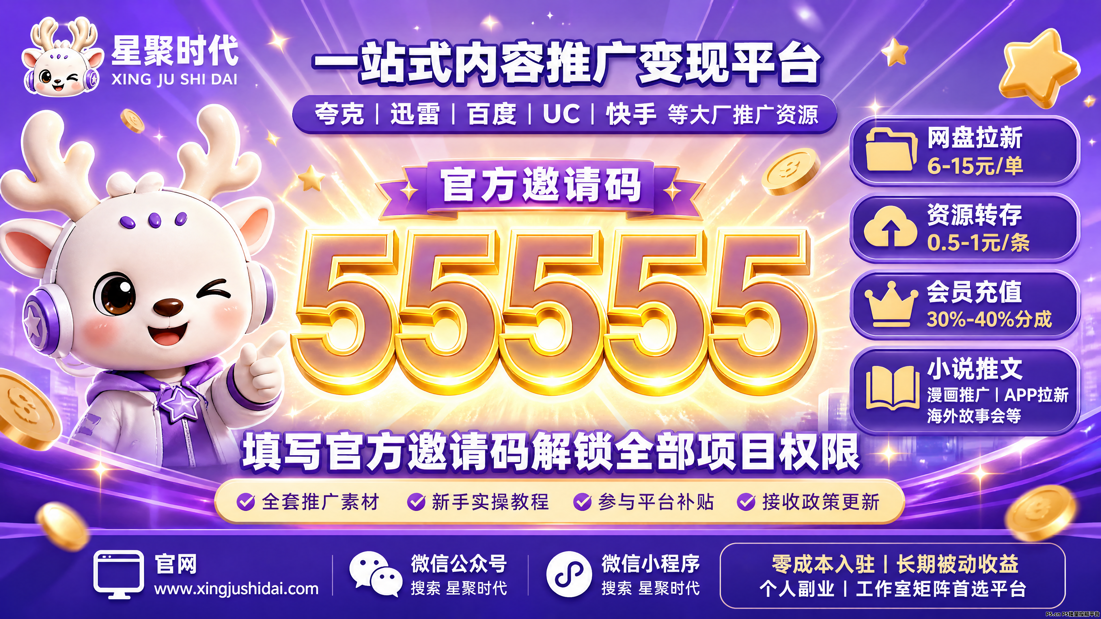 2026网盘拉新副业首选星聚时代，注册流程，官方邀请码填写教程，新手实操指南