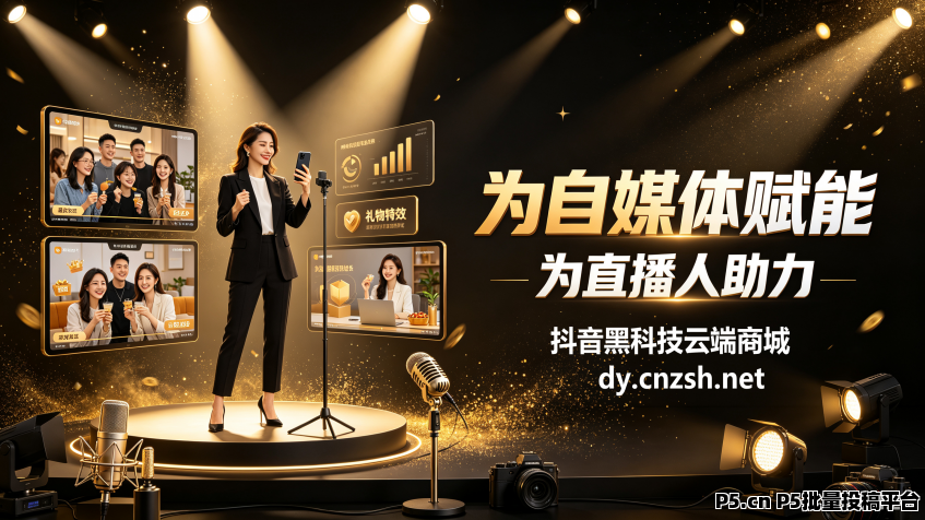 普通人如何靠云端商城快手直播间挂铁人气涨粉点赞数字商城抖音黑科技撬动直播短视频流量红利？